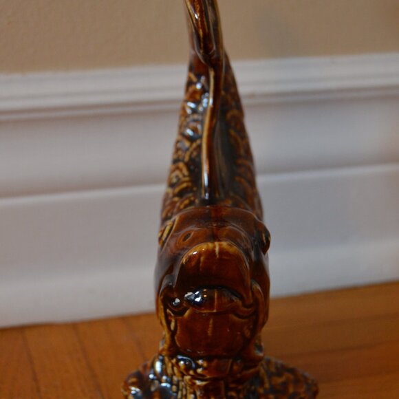 Vintage fish figurine glazed, made in Brazil 1960s - Picture 2 of 8